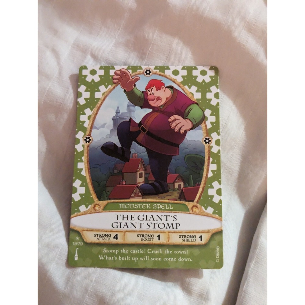Disney Sorcerers of Magic Kingdom card 19/70 Giant's Giant stomp monster spell